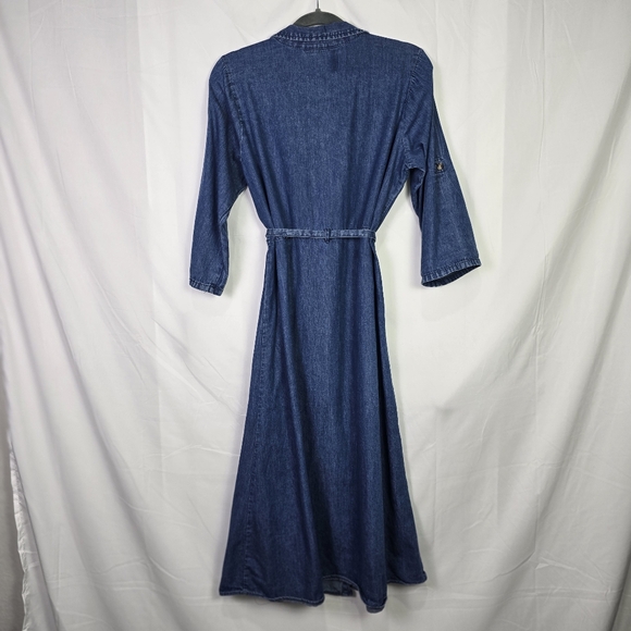 Women's Speed Limit MPH Denim Belted Dress - Picture 4 of 14